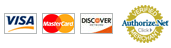 Currently Accepting Visa, MasterCard and Discover - Authorize.Net